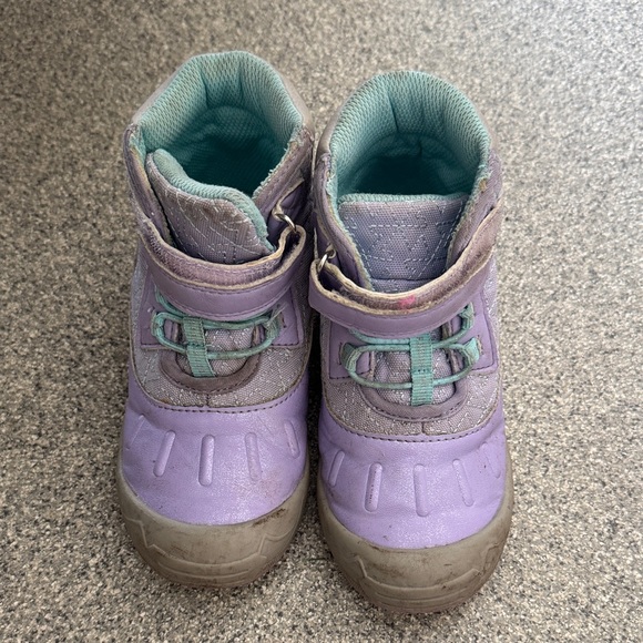 Stride Rite  Purple and Gray boots - Picture 1 of 7